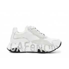 Cafe Noir SNEAKERS IN PELLE E RASO CON ACCESSORIOE SUOLA CON LOGO - C1DA1170