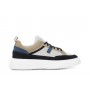 Cafe Noir SNEAKERS IN PELLE SCAMOSCIATA E TESSUTOMESH - C1XN6913