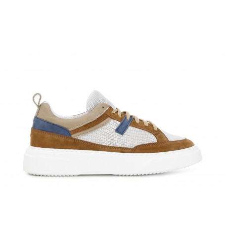 Cafe Noir SNEAKERS IN PELLE SCAMOSCIATA E TESSUTOMESH - C1XN6913