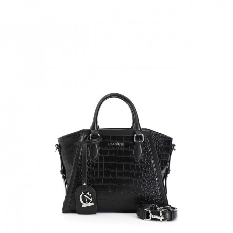 Cafe Noir PICCOLA TOTE BAG STAMPA COCCODRILLO E INTERNO MACULATO - C3YG0502