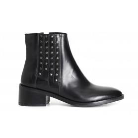 Cafe Noir TRONCHETTO IN PELLE CON ELASTICI E BORCHIE - C1ED1001