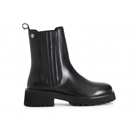 Cafe Noir TRONCHETTO IN PELLE CON ELASTICO - C1HA1001