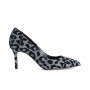 Cafe Noir DECOLLETE IN TESSUTO GLITTER LEOPARDO - C1XF9010