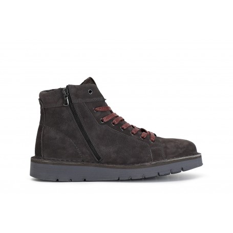 Cafe Noir TRONCHETTO IN PELLE SCAMOSCIATA ALLACIATO CON ZIP A DECORO - C1TS6001