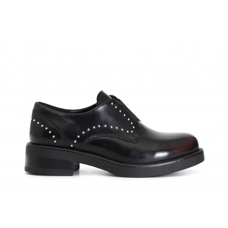 Cafe Noir DERBY IN SIMILPELLE SPAZZOLATA CON ELASTICO - C1EA9004