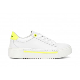 Cafe Noir SNEAKERS IN VITELLO CON DETTAGLI FLUO - GDD151