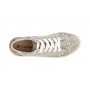 Cafe Noir SNEAKER FASCIA CORDA IN CANVAS RICAMATO - C1DG9050
