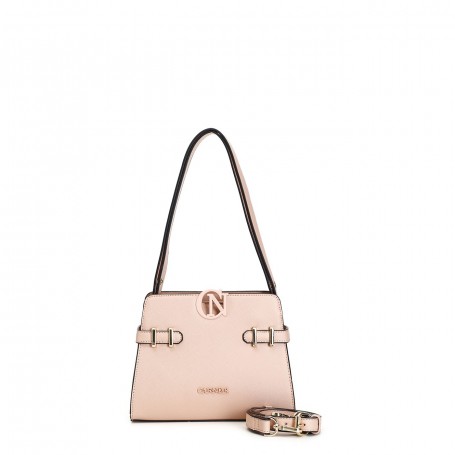 Cafe Noir MINIBAG RIGIDA CON INSERTO CN E PASSANTI IN METALLO CON CINTURINO - C3WF0402