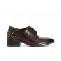 Cafe Noir SCARPA ALLACCIATA IN PELLE CON BORCHIE - C1ED1003