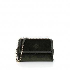 Cafe Noir BORSA CON PATTINA IN VELLUTO EMBOSSED, TRACOLLA CON CATENA - C3IC0501