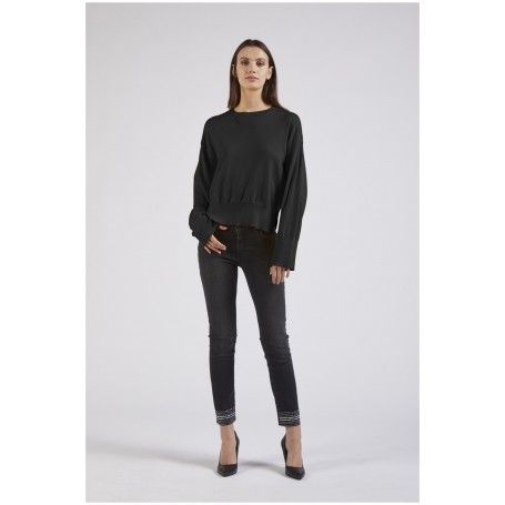 Cafe Noir MAGLIA DRITTA GIROCOLLO - C7JM0148