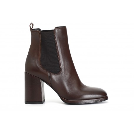 Cafe Noir TRONCHETTO IN PELLE CON ELASTICO - C1LF1002