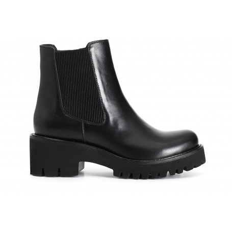 Cafe Noir TRONCHETTO IN PELLE CON ELASTICO - C1XV1070