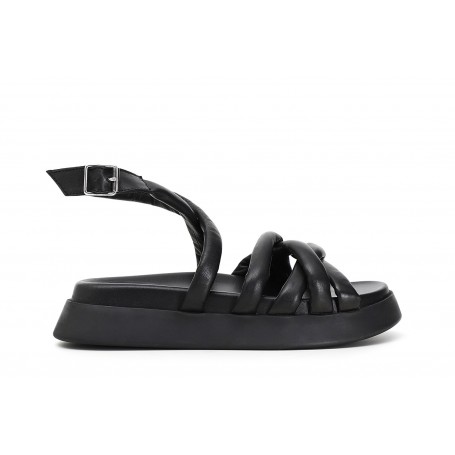 Cafe Noir SANDALO GABBIA CON TUBOLARI IN PELLE - C1FF1240