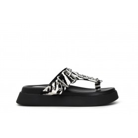 Cafe Noir INFRADITO IN PELLE CON PELO E BORCHIE - C1FF8220