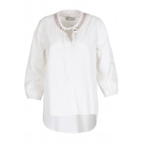 Cafe Noir BLUSA RICAMO ALLO SCOLLO - C7JC0020