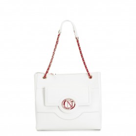 Cafe Noir SHOPPING CON ACCESSORIO SMALTATO OVALE E CATENA INFILATA - C3TA0601