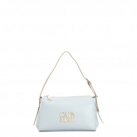 Cafe Noir SACCA CON DETTAGLI IN MATERIALE SPECCHIO MAXI LOGO ED IMPUNTURE - C3BD0610