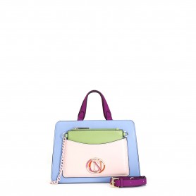 Cafe Noir TOTE MULTICOLOR CON ACCESSORIO OVALE SMALTATO - C3NG0622