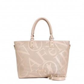 Cafe Noir SHOPPING CON MAXI  LOGO LASERATO ALL OVER - C3YB0604