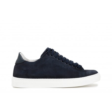 Cafe Noir SNEAKERS IN PELLE SCAMOSCIATA CON FONDOCASSETTA - GXN684