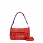 Cafe Noir BORSA A SPALLA MORBIDA CON PLISSETTATURA, MANICO A TRECCIA E CORDONCINO COLORATO - C3WG0403