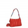 Cafe Noir BORSA A SPALLA MORBIDA CON PLISSETTATURA, MANICO A TRECCIA E CORDONCINO COLORATO - C3WG0403
