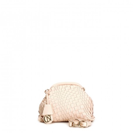 Cafe Noir POCHETTE CON INTRECCIO IRREGOLARE E ACCESSORIO CN PENDENTE - C3WI0403