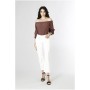 Cafe Noir PANTALONE CINQUE TASCHE IN BULL DENIM - C7JP0123