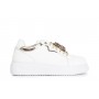 Cafe Noir SNEAKERS CON RIPORTO LAMINATO E ACCESSORI GIOIELLO LEVA E METTI - C1DE1013