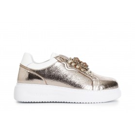 Cafe Noir SNEAKERS IN MATERIALE LAMINATO CON ACCESSORI LEVA E METTI - C1DE9013