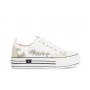 Cafe Noir SNEAKERS MID IN TESSUTO CON PATCH STRASS - C1DM9128