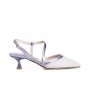 Cafe Noir SCARPA APERTA DIETRO MODELLO ASIMMETRICO RETINA CON STRASS DAVANTI - C1EF9003