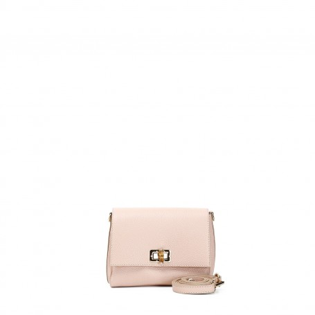Cafe Noir POCHETTE IN PELLE MARTELLATA CON CHIUSURA METALLO E BAMBOO - C3XH0009