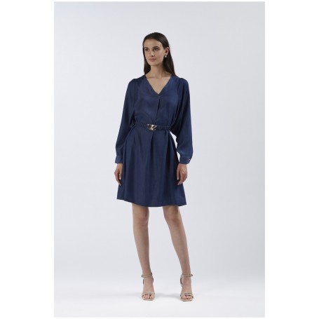 Cafe Noir ABITO IN TENCEL DENIM - C7JA0162