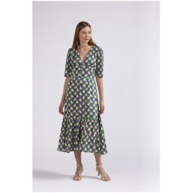 Cafe Noir ABITO LUNGO TIPO CHEMISIER STAMPATO - C7JA0176