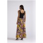 Cafe Noir ABITO LUNGO CON  TOP LAVORATO A CROCHETE GONNA STAMPATA - C7JA0183