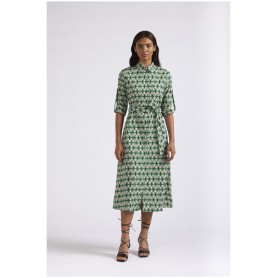 Cafe Noir ABITO TIPO CHEMISIER STAMPATO - C7JA0184