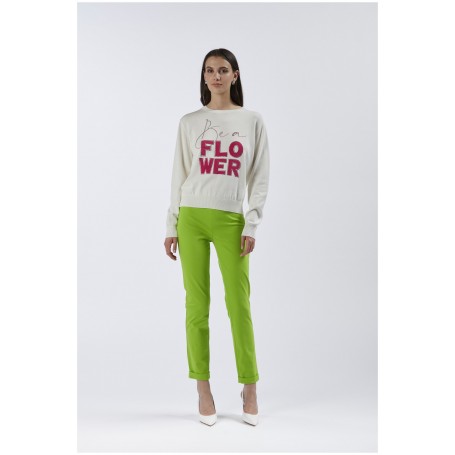 Cafe Noir MAGLIA GIROCOLLO BE A FLOWER - C7JM0179