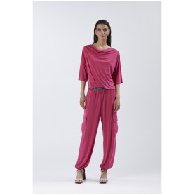 Cafe Noir PANTALONE CARGO IN JERSEY - C7JP0164