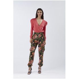 Cafe Noir PANTALONI TIPO CARGO STAMPATI - C7JP0170