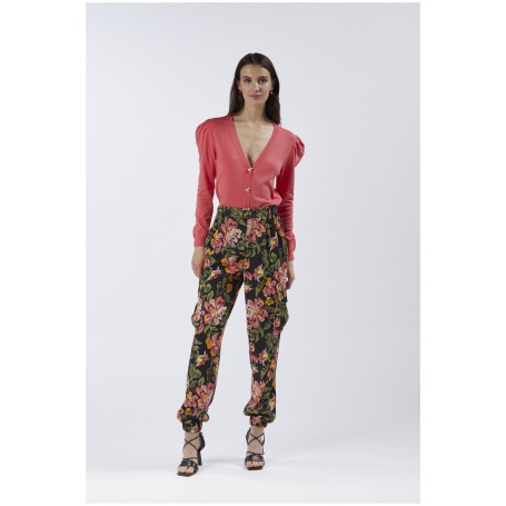 Cafe Noir PANTALONI TIPO CARGO STAMPATI - C7JP0170