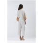 Cafe Noir PANTALONE BIMATERIALE CON DAVANTI STAMPATO - C7JP0171