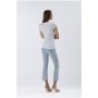 Cafe Noir T SHIRT SCOLLO A V CON PLACCHETTE ALLE SPALLE - C7JT0152
