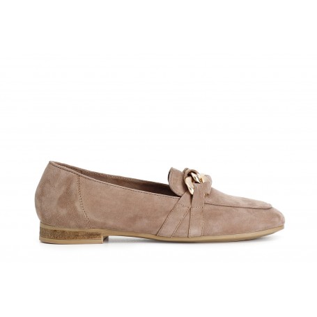 Cafe Noir MOCASSINO IN PELLE SCAMOSCIATA CON MORSETTO CATENA - C1EG6111