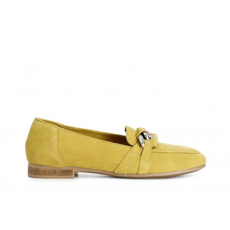 Cafe Noir MOCASSINO IN PELLE SCAMOSCIATA CON MORSETTO CATENA - C1EG6111