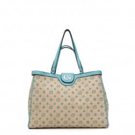 Cafe Noir SHOPPING RAFIA CON RICAMO LOGATO - C3ZC0201