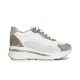 Cafe Noir SNEAKERS IN PELLE SCAMOSCIATA E TESSUTO - C1DN6026