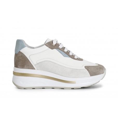 Cafe Noir SNEAKERS IN PELLE SCAMOSCIATA E TESSUTO - C1DN6026