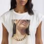 Cafe Noir TSHIRT VOLTO DI DONNA CON GIOIEILLI - C7JT0184
